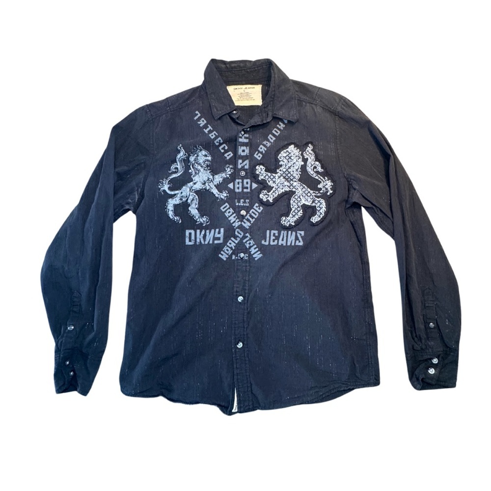 Vintage Y2K DKNY Button Down Shirt